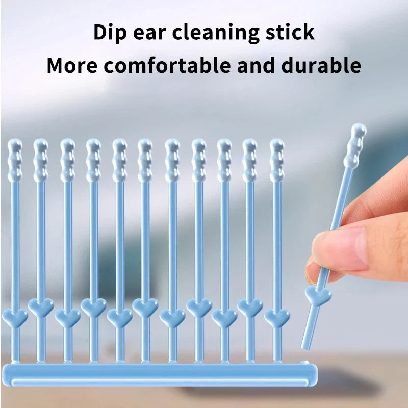 Silicone Sticky Ear Swabs – 24pc Disposable Earwax Remover
