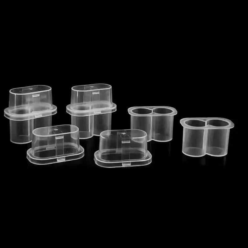 3ml Vial Storage Case – 2-Grid Clear Freezer Box for Lab Use