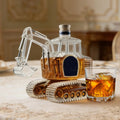 Excavator Shaped Whiskey Decanter 350ml – Crystal Glass Bottle