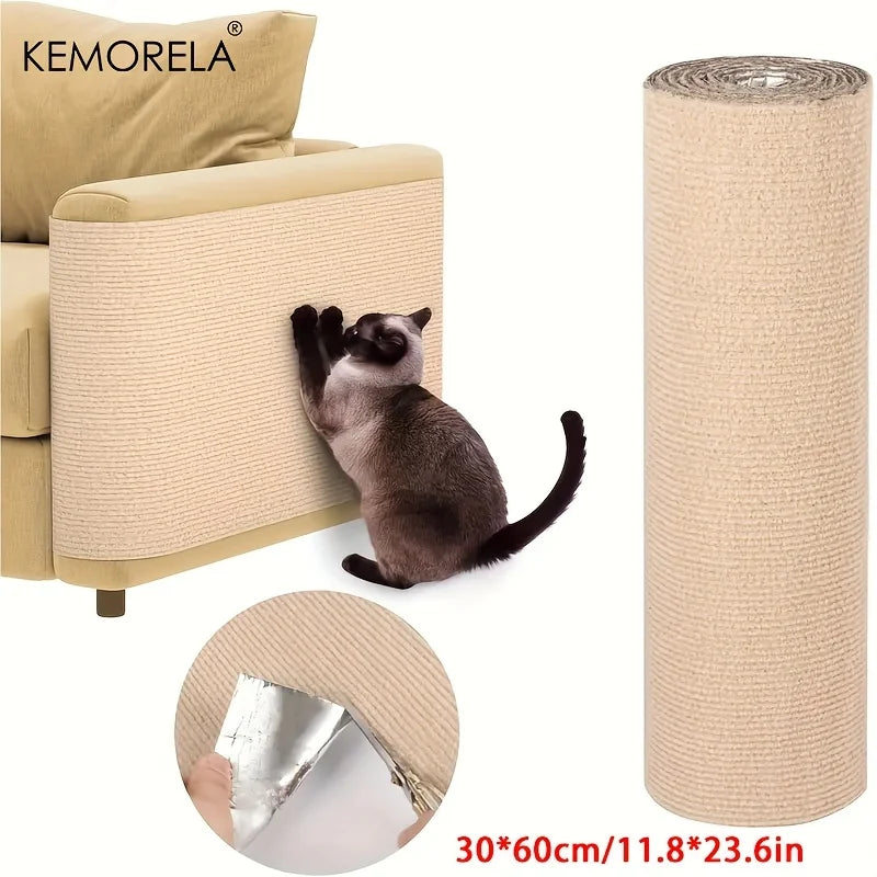 KEMORELA Cat Scratching Mat – Self-Adhesive Furniture Protector