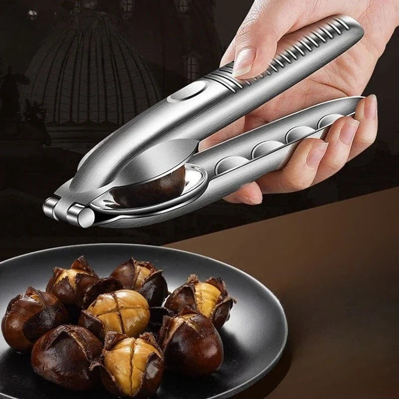 Chestnut Clip Nutcracker Opener Quick Nuts Peeler Shelling Walnut