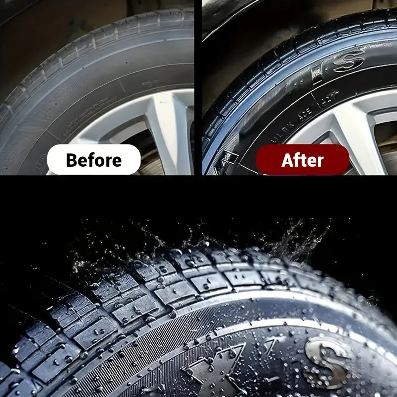 High Gloss Tire Shine Dressing – UV Protection & Durability