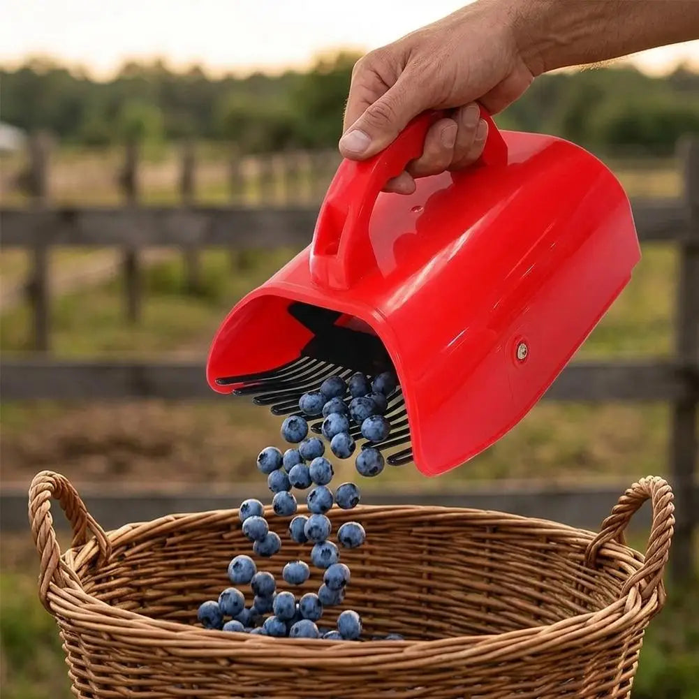 Large Capacity Berry Picker with Metal Comb – Blueberry Tool