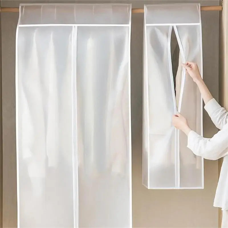 Clothes Dust Cover Wardrobe Hanging Window Clothing Cloth Household