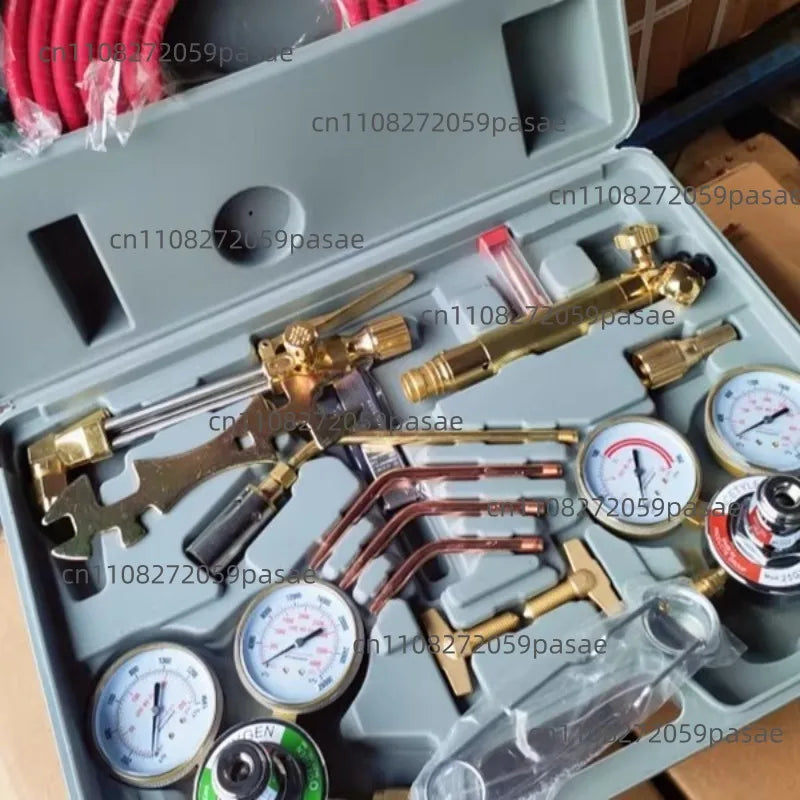 Professional Oxy-Acetylene Welding & Cutting Torch Kit with Case