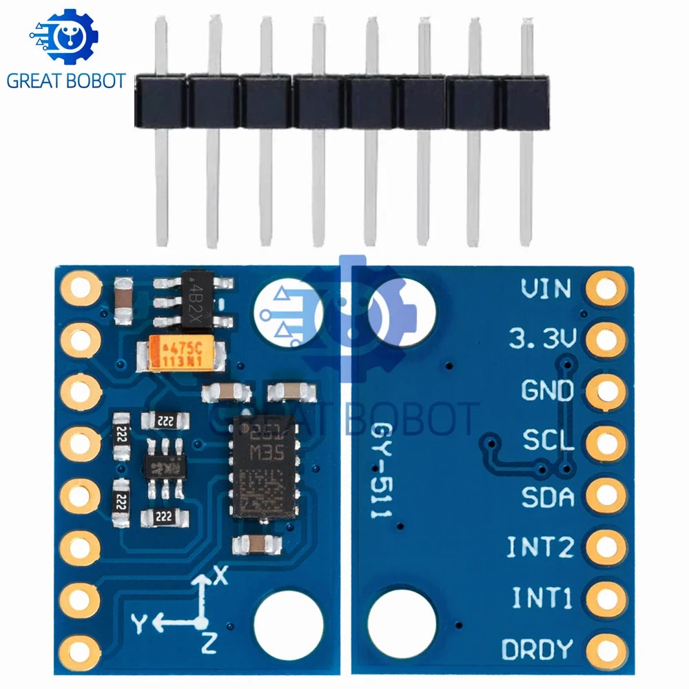 GY-511 LSM303DLHC 3-Axis Accelerometer & Magnetometer for Arduino