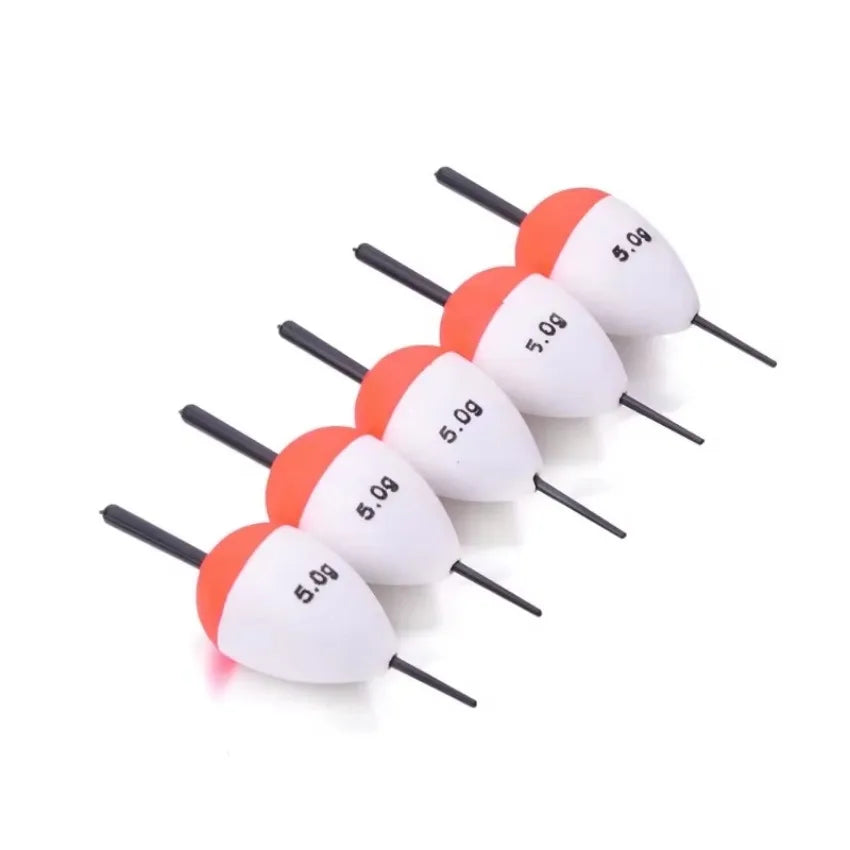 10-Pack Foam Fishing Floats – Big Belly Long Casting Bobbers