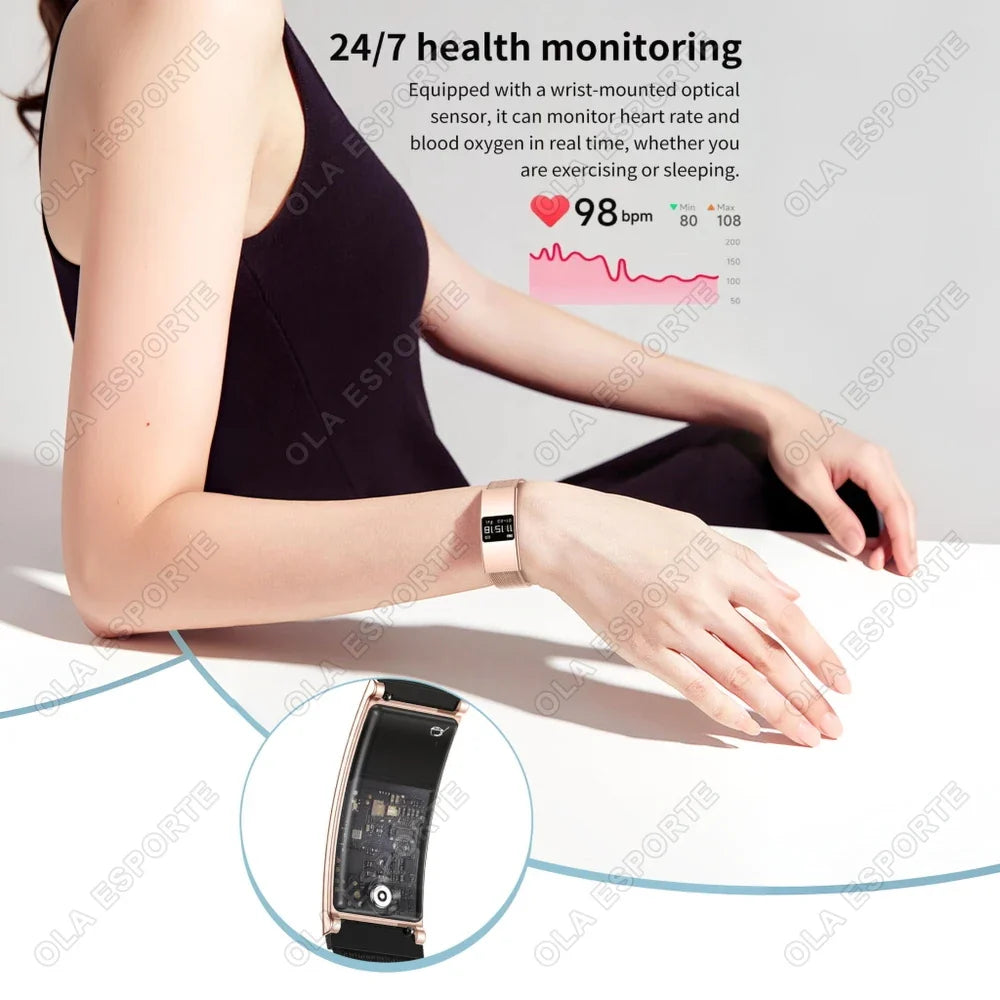 Men Women Smart Bracelet Heart Rate Sleep Monitor Health Band