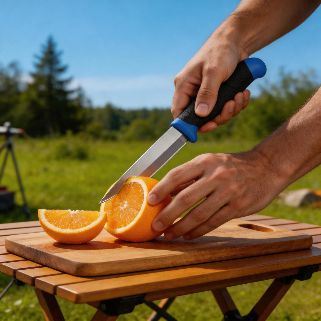 Outdoor Camping Knife with Sheath | Stainless Steel Fixed Blade