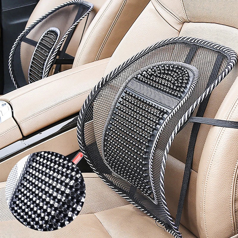 Ventilated Mesh Lumbar Back Cushion – Car, Office & Home
