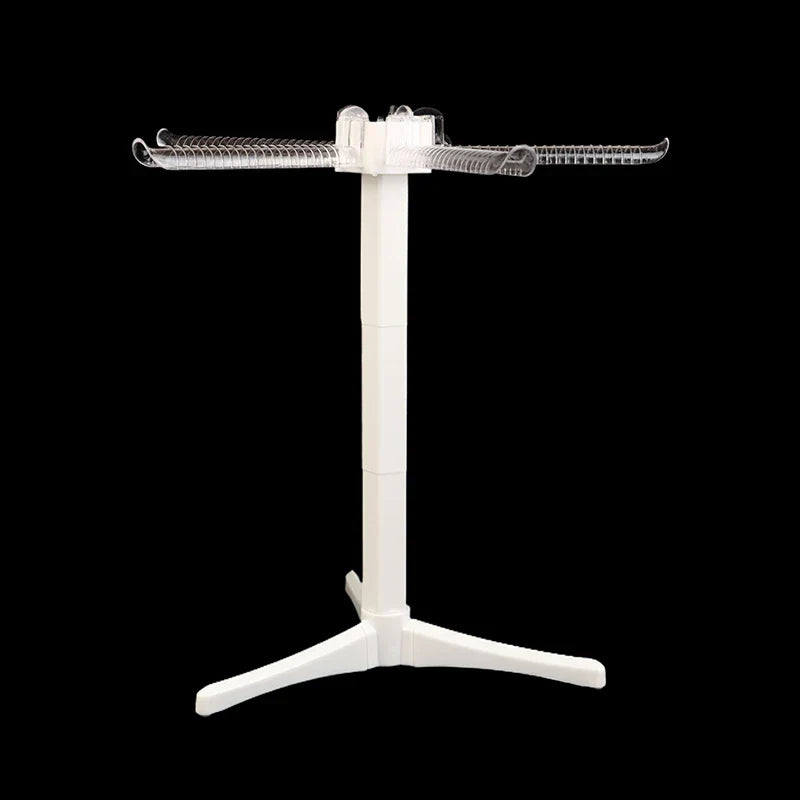 Collapsible Pasta Drying Rack – Foldable Spaghetti Dryer Stand