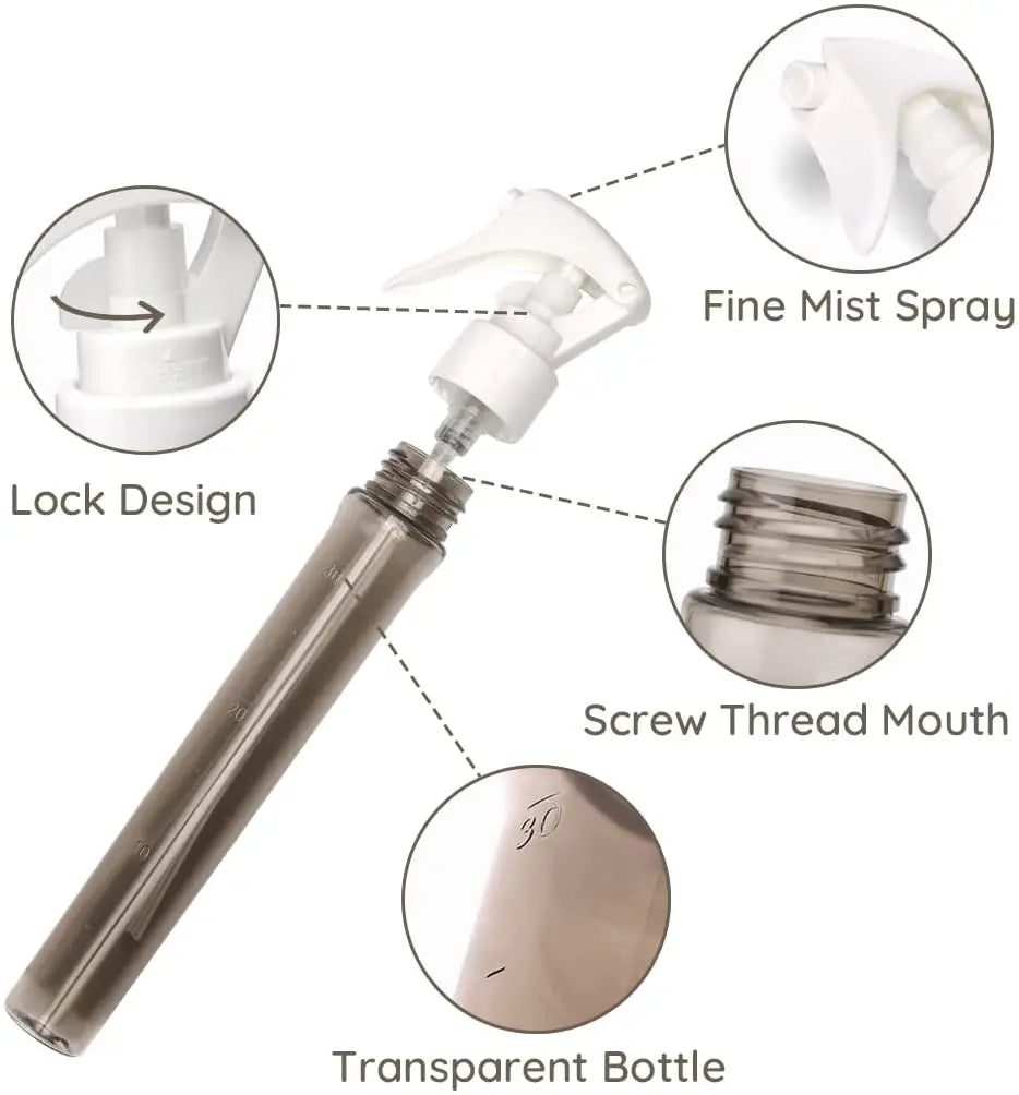 Mini Refillable Spray Bottles – Portable Thumb Atomizer 38ml