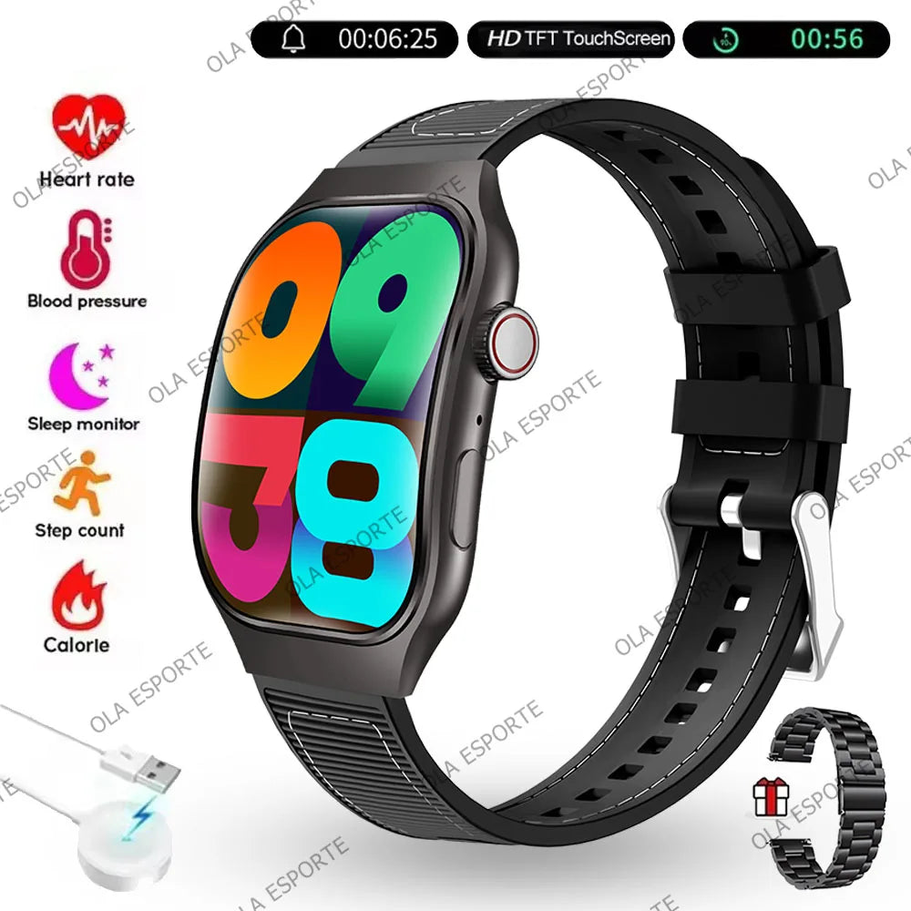 2026 Curved Screen Women's Smart Watch 2 01'' AMOLED HD Touch