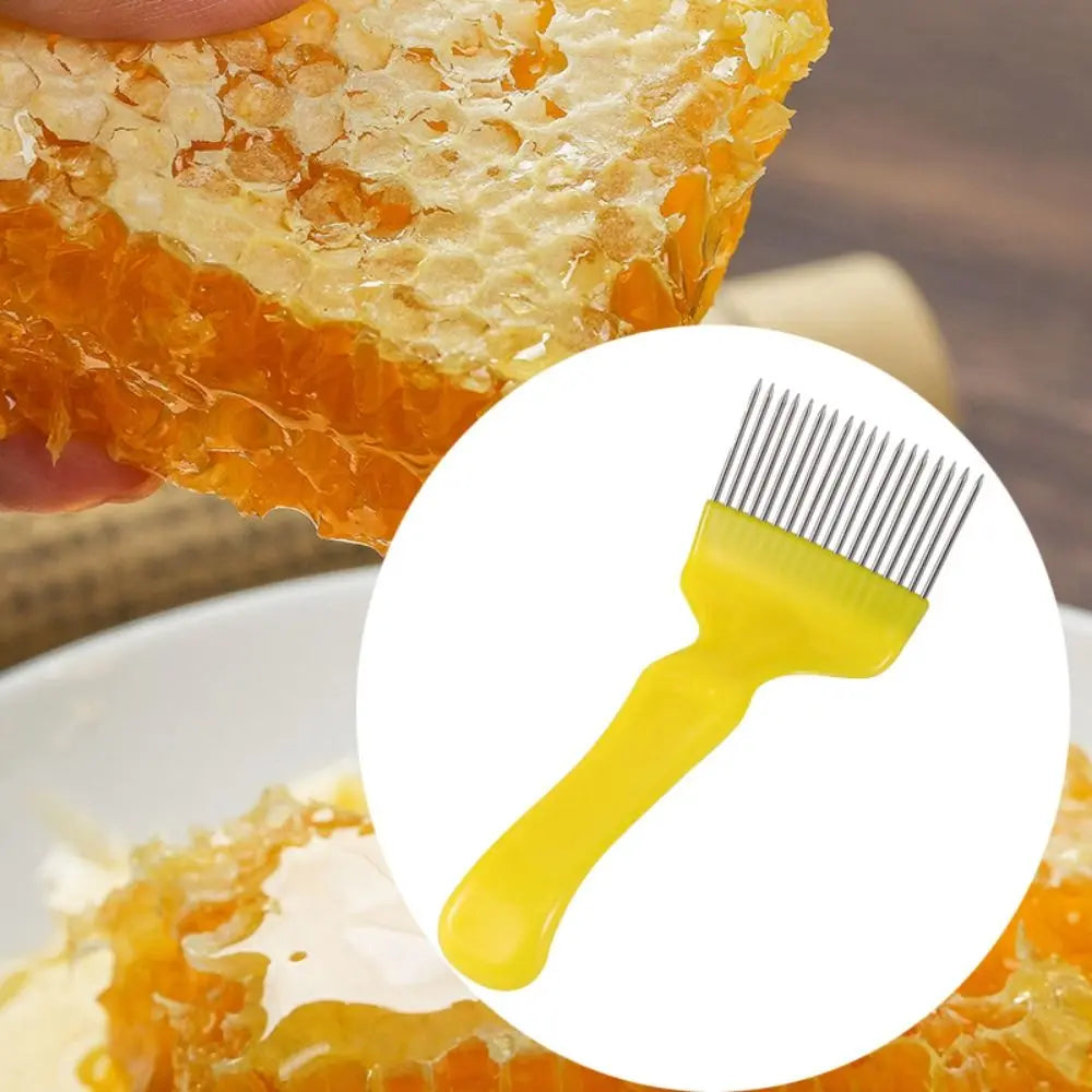 18/21 Pin Stainless Steel Honey Fork Scraper | Beekeeping Tool