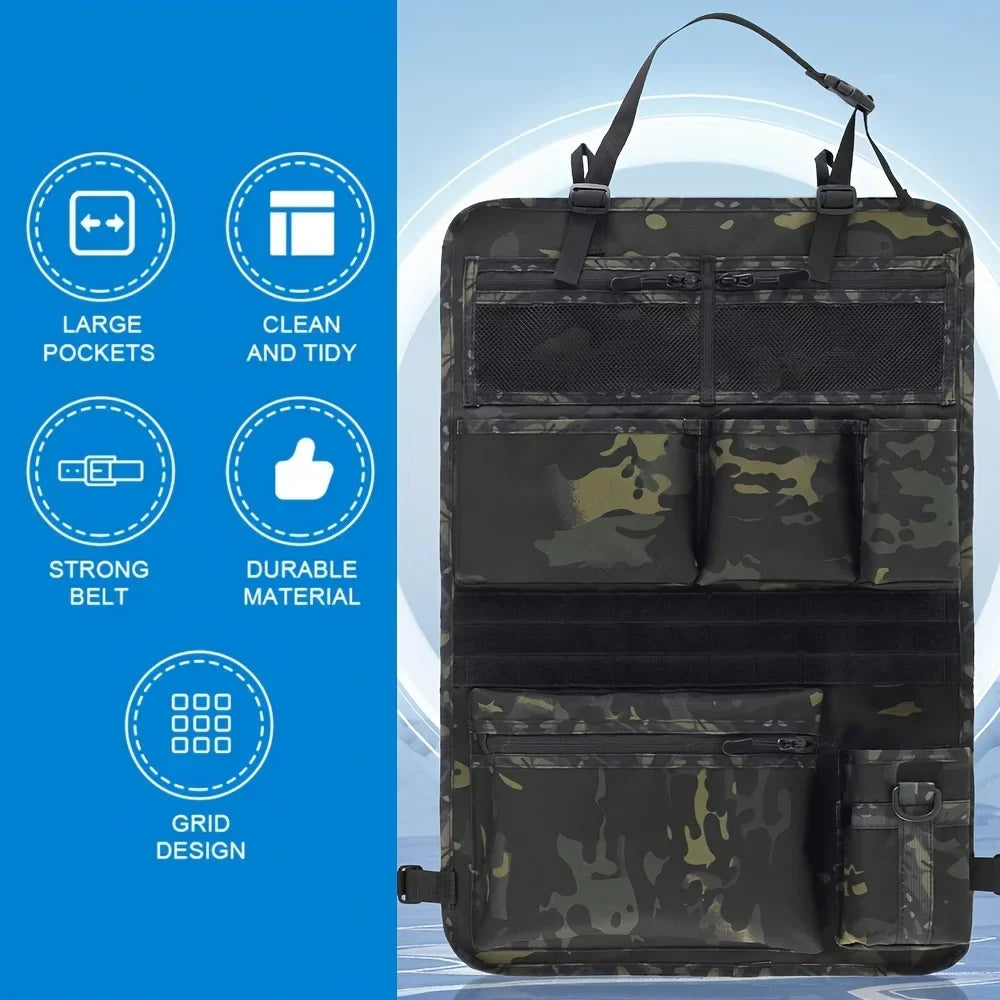 Multi-Pocket Backseat Organizer for SUVs & Trucks – Oxford Cloth