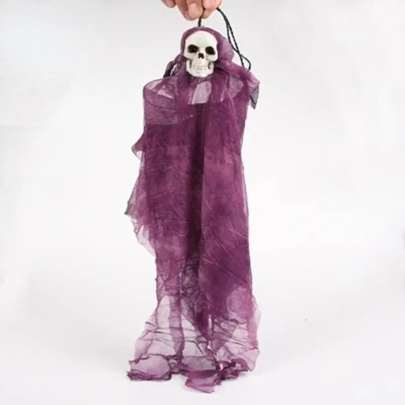 Halloween Skull Doll Ornament Spooky Fright Prank Prop Novelty