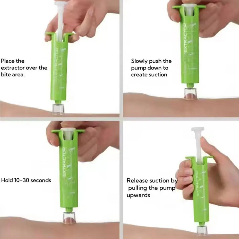 Bug Bite Suction Tool – Venom Extractor for Hiking & Camping