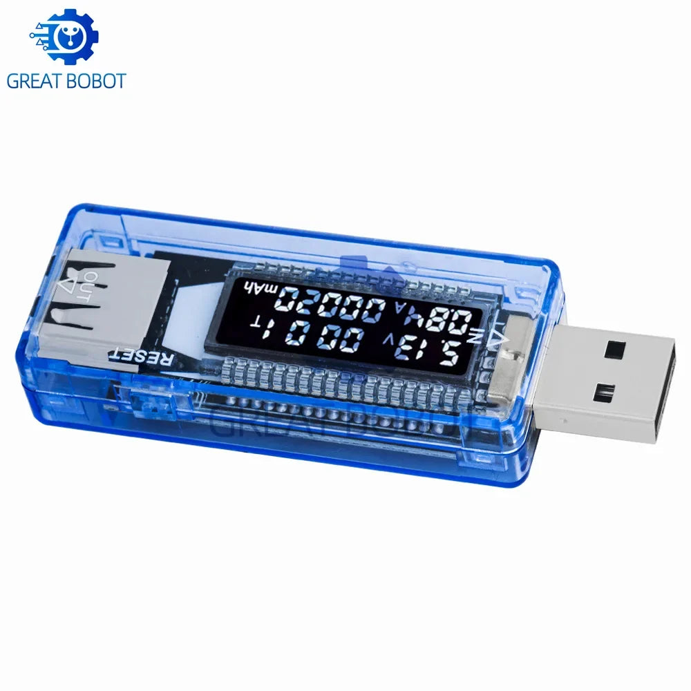 USB Charger Tester – Voltage, Current & Battery Capacity Meter