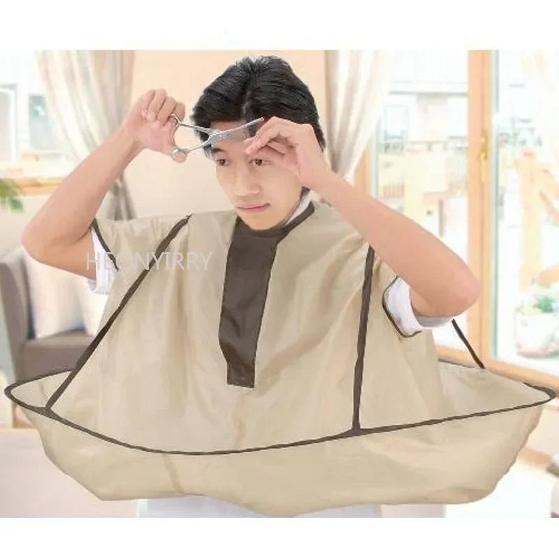 Waterproof Foldable Hair Cutting Cape | Salon & Home Barber Cloak
