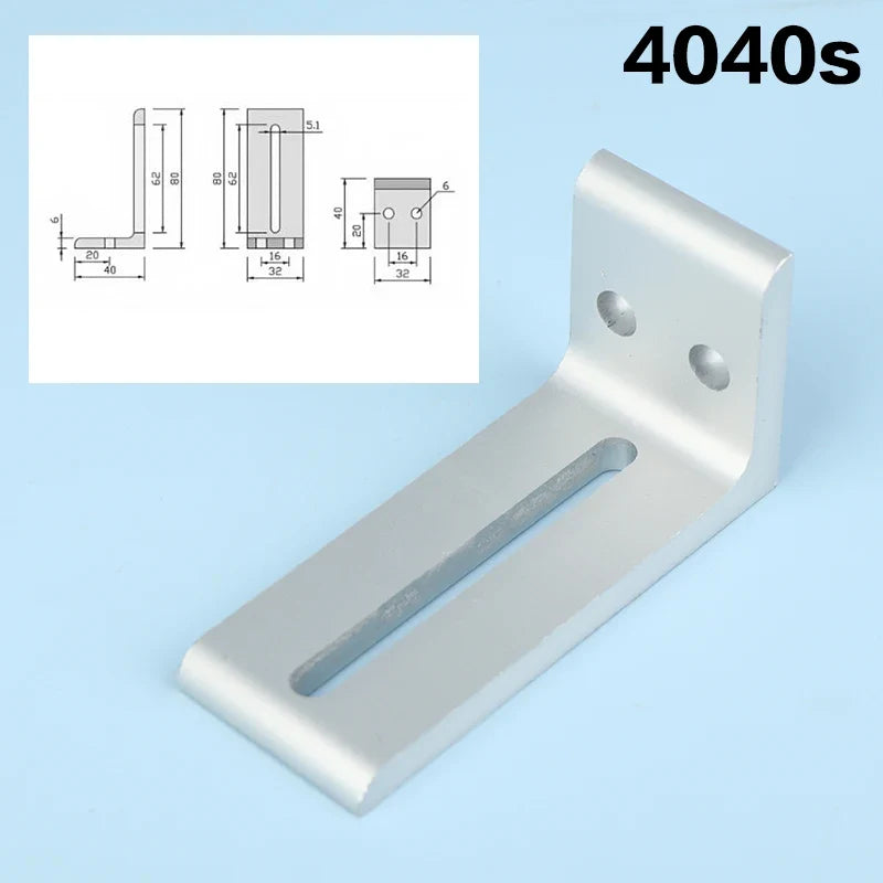 1 Aluminum Profile Frame Support Brackets Layer Plate Outer Side