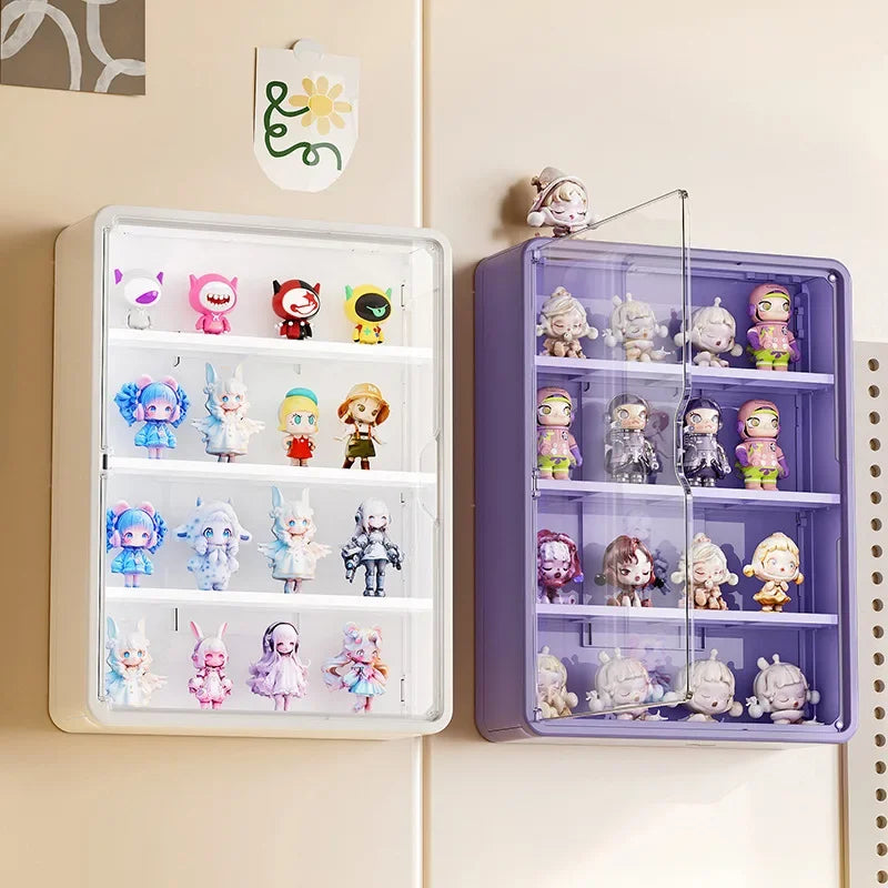 Wall Mounted Magnetic Display Rack for Action Figures & Blind Boxes