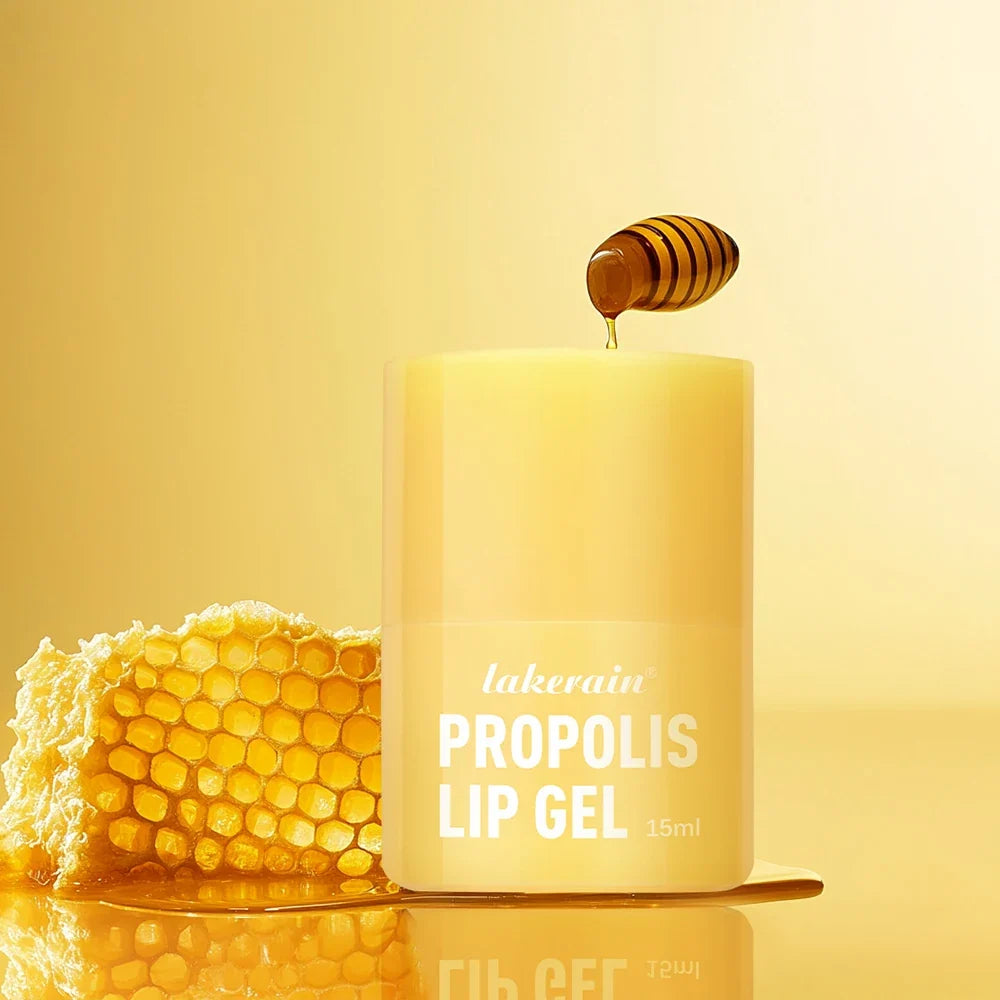 Honey Propolis Lip Butter Gel – 12hr Hydrating Overnight Mask