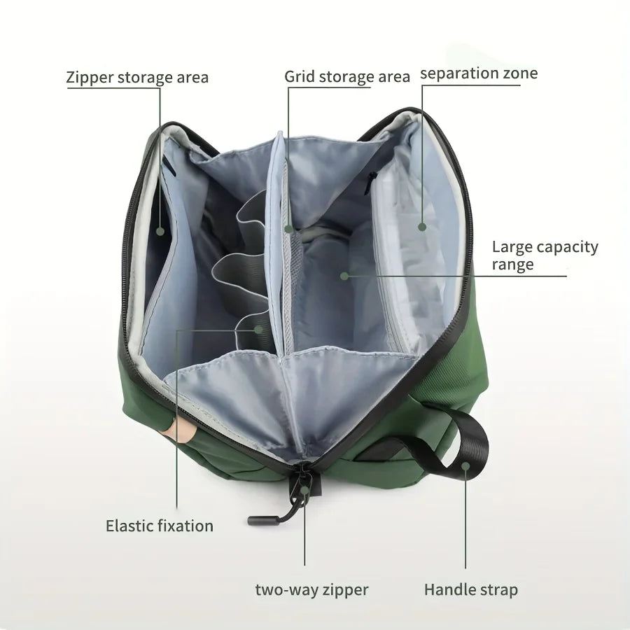Travel Toiletry Bag – Large Capacity Oxford Organizer