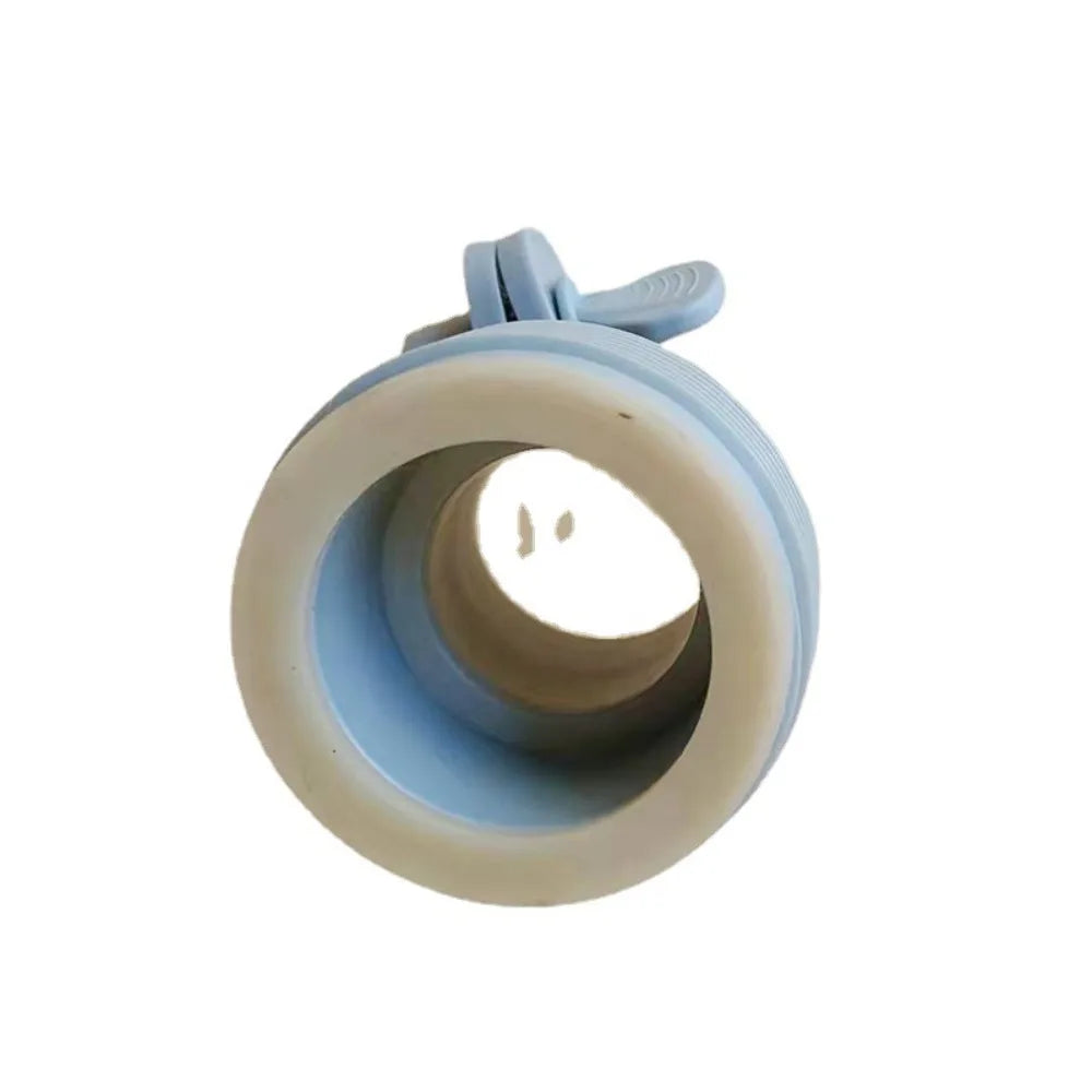 1.5" to 1.25" Pool Hose Adapter with Plunger Valve Collar