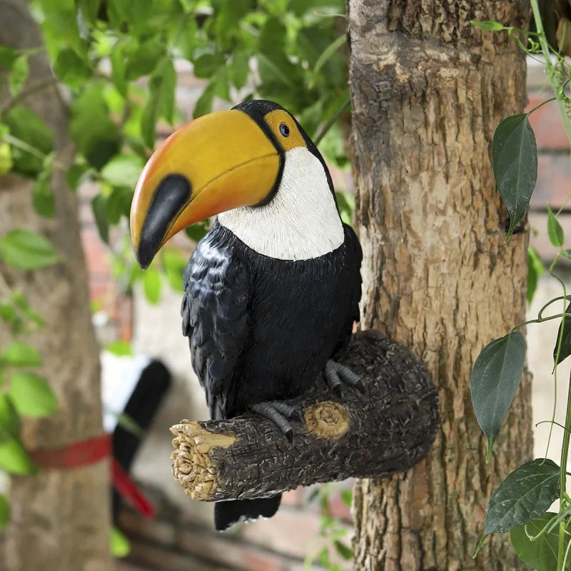 Toucan Bird Figurine – Resin Tree Hugger Garden Ornament