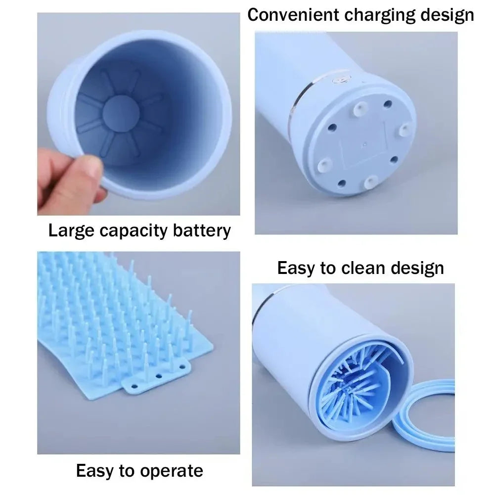 Electric Automatic Dog Paw Cleaner Cup | USB Rechargeable