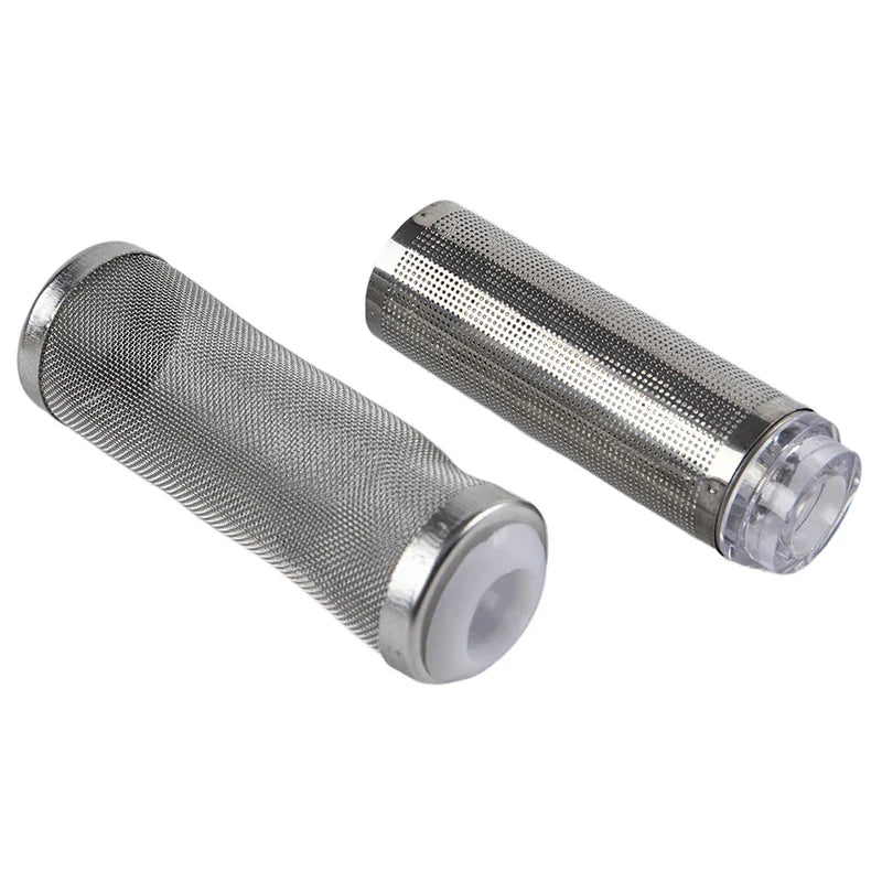 Aquarium Inflow Inlet Filter Stainless Basket Mesh Net Guard Fish