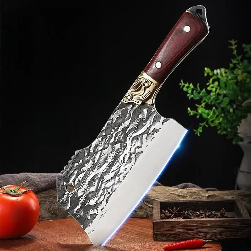 4-Piece Handmade Butcher Knife Set | High-Carbon Steel Kitchen Knives