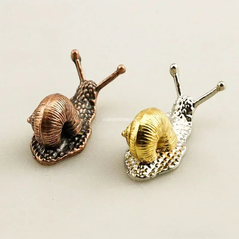 Mini Ash Catcher Gourd Snail Lotus Holder Creative Incense Made Brass