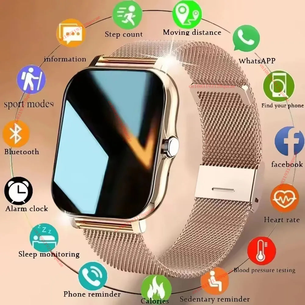 2026 Smart Watch 2 01'' HD Display Answer Make Call Message Preview