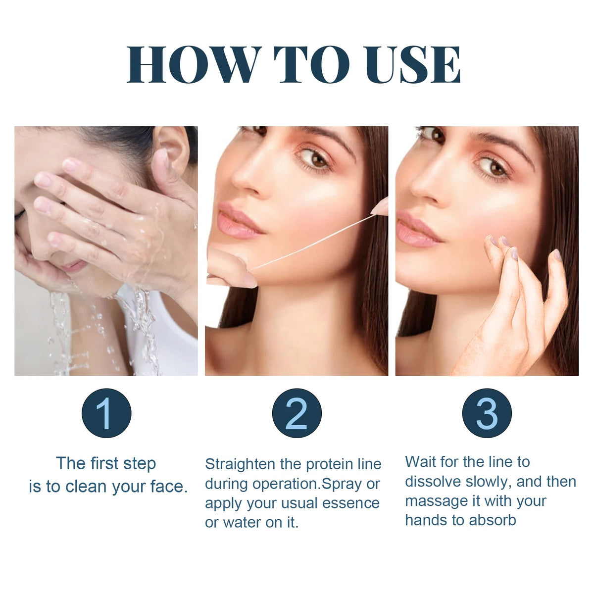 Eelhoe Protein Lifting Thread – Anti-Wrinkle Face Serum