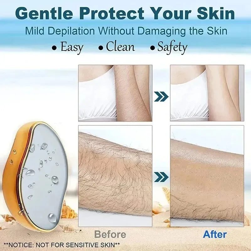 Nano Glass Epilator & Exfoliator – Gentle Hair Removal Tool