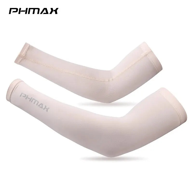 PHMAX UV Cycling Arm Sleeves – Ice Silk, Breathable Sport Cover