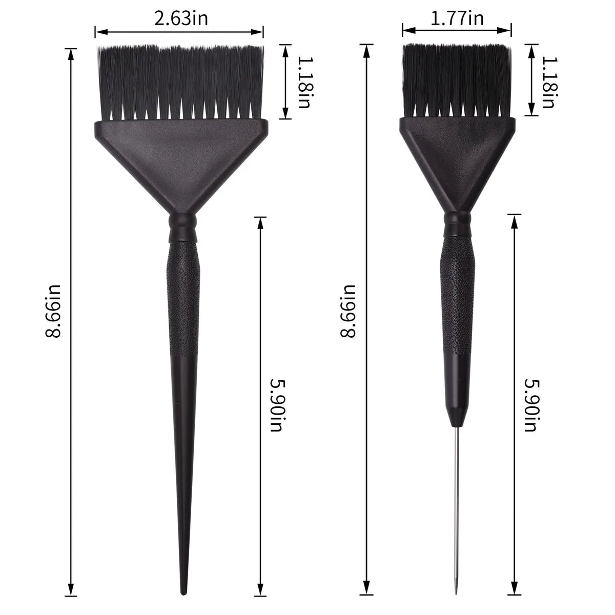 Professional Hair Dyeing Gloves & Brush Set – 3-Piece Kit