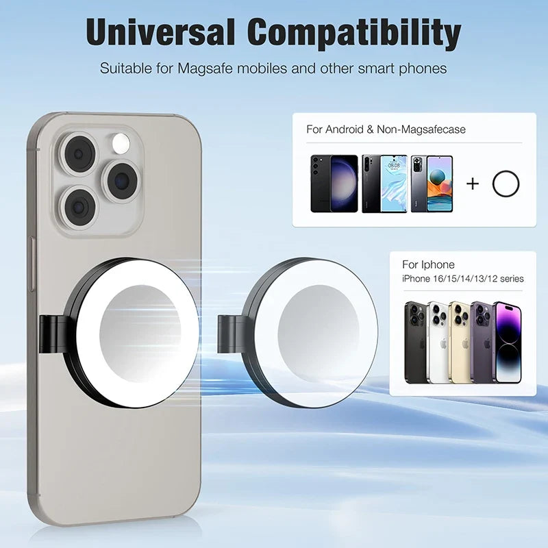 Mirror Light Cell Phone Led Mobile Selfie Ring Lamp Video Shooting