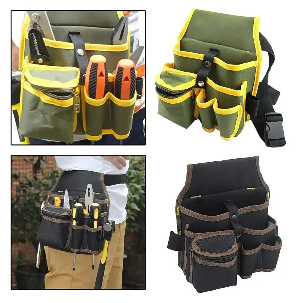 Electrician Tool Belt Pouch | Nylon Waist Bag Organizer