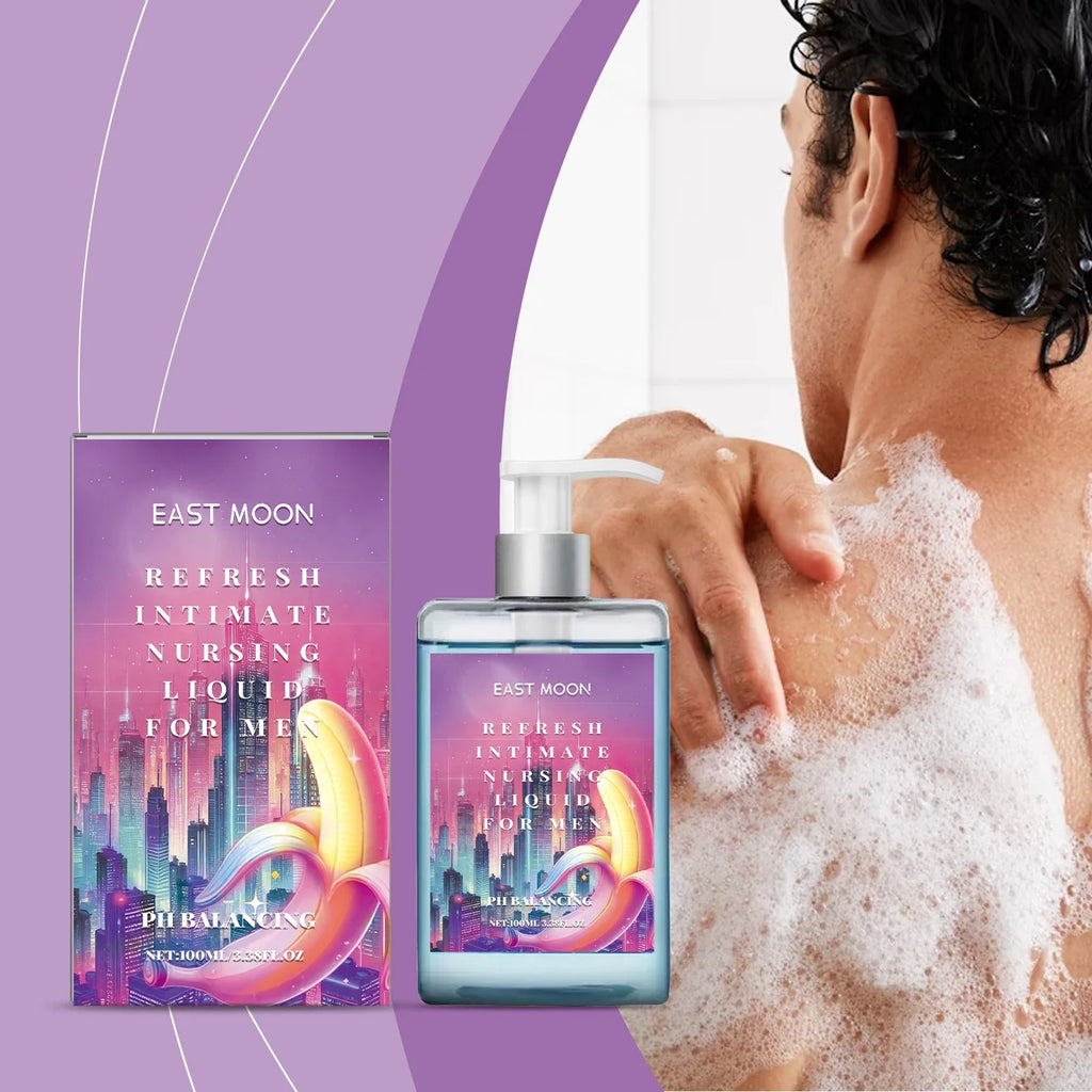 East Moon Men's Body Wash – Deep Cleansing & Soothing Shower Gel