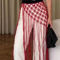 Netted Fringe Waistband – Handwoven Bikini Cover-Up Skirt