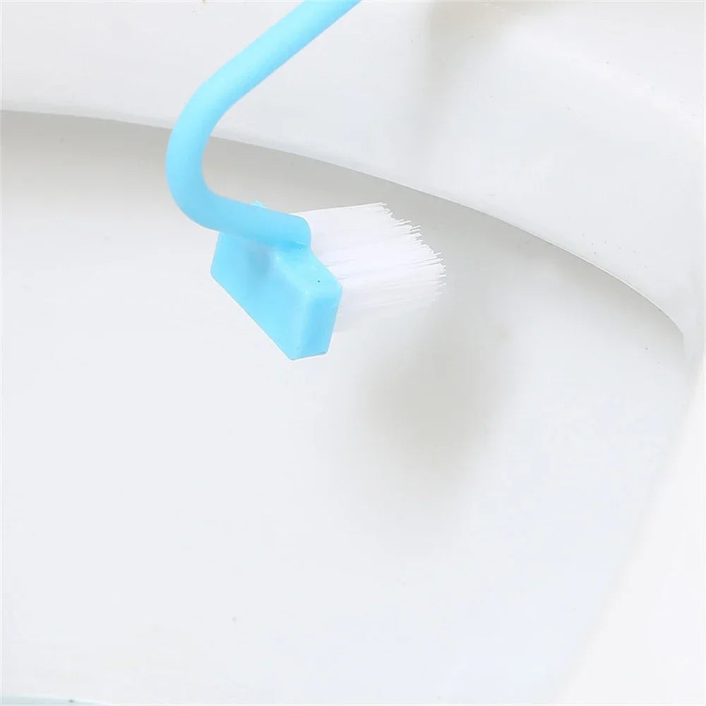 V-Shape Long Handle Toilet Brush – No Blind Spot Crevice Cleaner