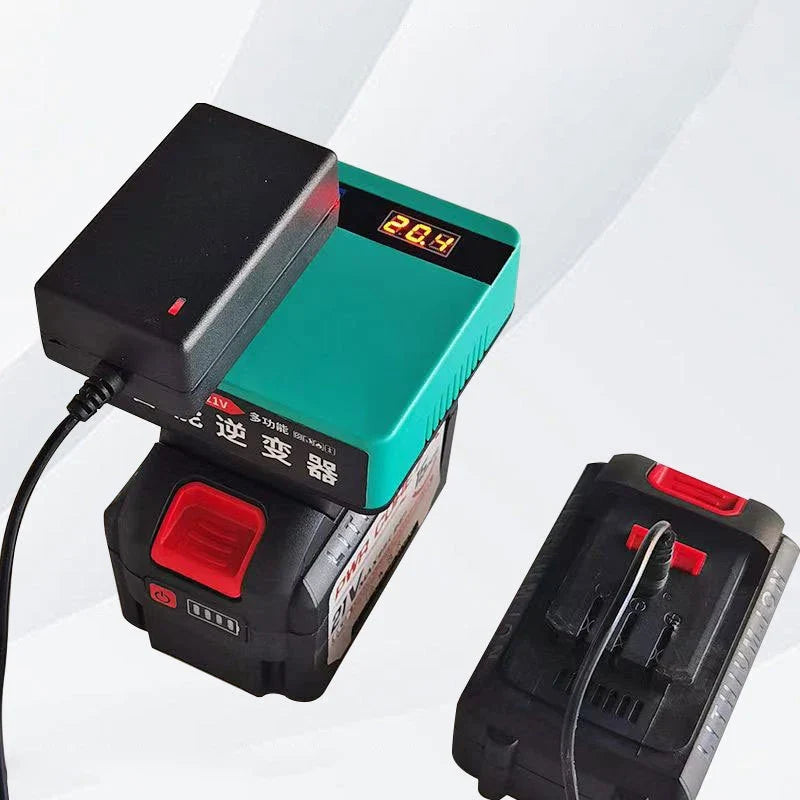 Multi Function Lithium Battery Inverter DC 18-21V AC 220V Outdoor