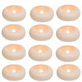 Floating Flameless LED Candles | Waterproof Pool Tealights 12/24 Pack