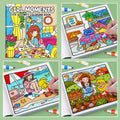 Children's Painted Painting Book Girl Moments Cute Comfy Coloring