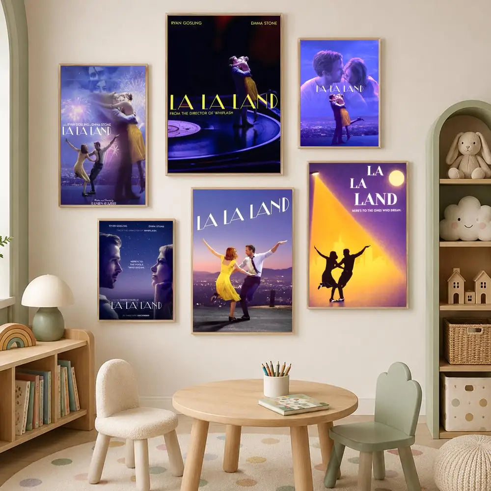 La La Land Movie Poster – Self-Stick HD PVC Wall Art Decor