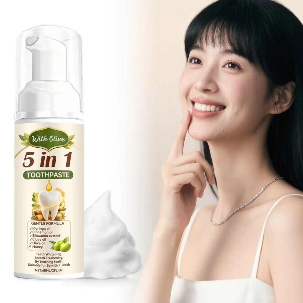 Olive Charcoal Toothpaste – Whitening & Deep Clean 60ml