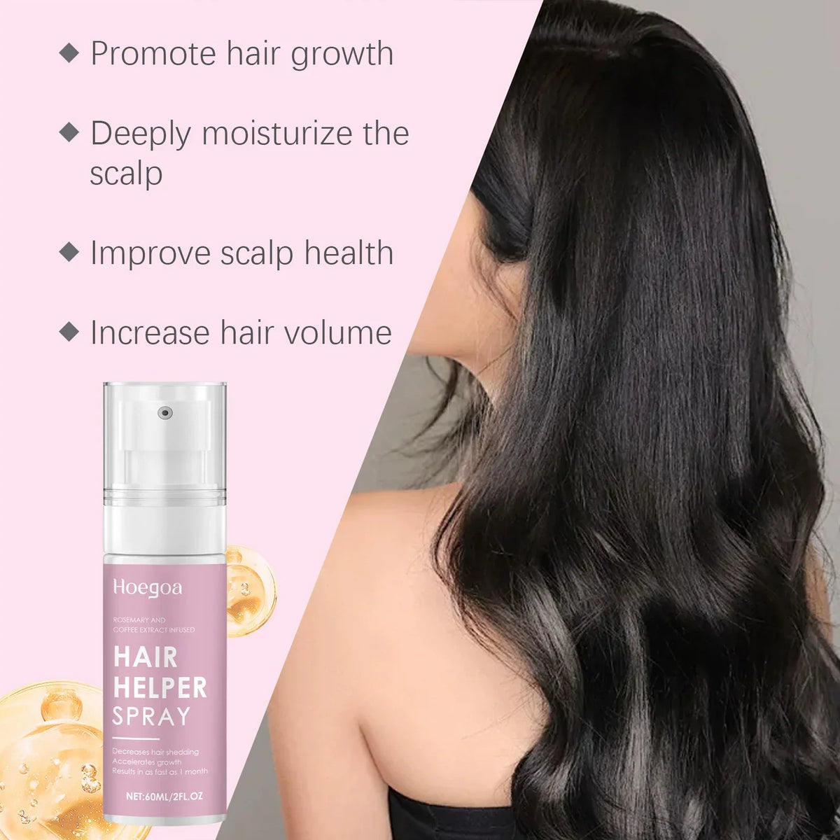 HOEGOA Rosemary Hair Nourishing Spray – Scalp & Growth Care