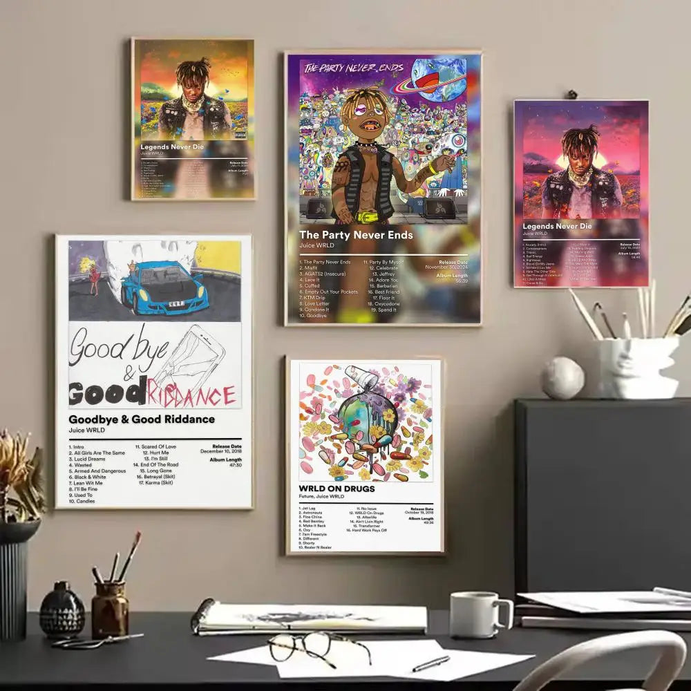 Juice WRLD Album Canvas Poster | Hip-Hop Wall Art Decor